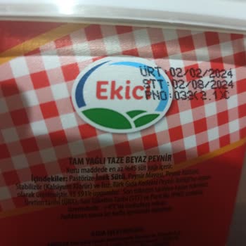 Ekici Peynir Ekici Marka Peynir Daha Açmadan Şişti.