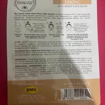 Bee Beauty Maskesinden Alerji Oldum