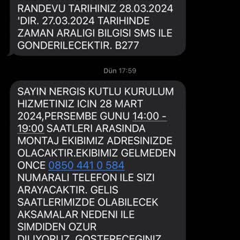 Montajix Montaj Randevum Olduğu Halde Evime Montaja Gelinmedi