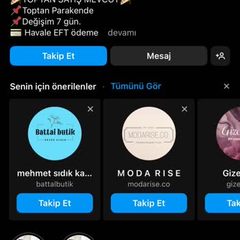 Backbondbutikk (Instagram) Online Alışverişte Mağduriyetim