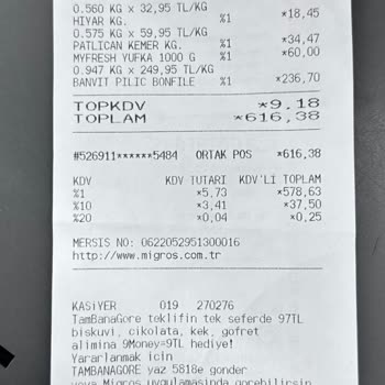 Migros Markette Aldığım Ürün İle Ödediğim Rakam Çok Farklı