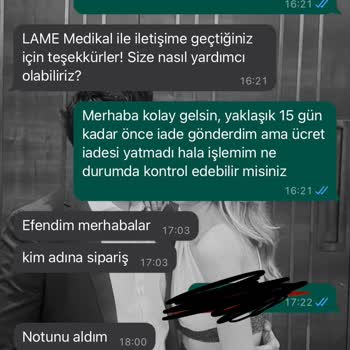 Lame Medikal İade Ücretini Yatırmıyor