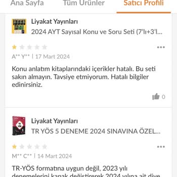 Trendyol Kitapkargo Satıcısı Hatalı Ürünü İade Kabul Etmiyor