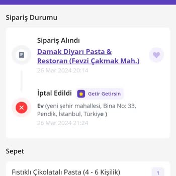 Damak Diyarı Pasta Siparişi Verdik Ne Pasta Ne Para Var