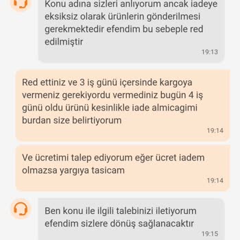 Trendyol Para İadesini Yapmıyor