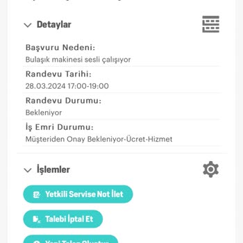 Arçelik Teknik Servis Randevu Sebepsiz Gelmeme