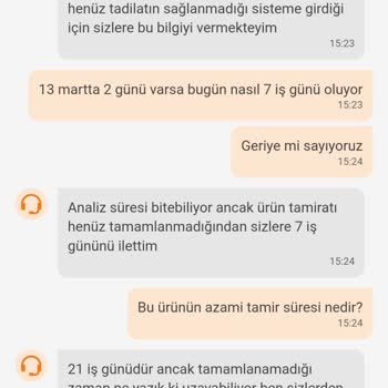 Trendyol Kanun Dinlemiyor, Azami Tamir Süresi İçinde Sorunu Çözemiyor