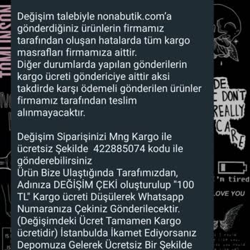 Nonabutik.com Ürün İadesinde Yaşanan Sorunlar Ve Yüksek Ücretler
