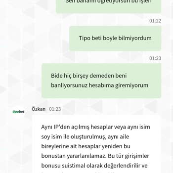 Tipobet Para Yiyorlar Bahane Üretiyorlar