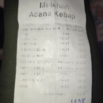 Metehan Adana Kebap Ramazan Ayında Haksız Fiyatlandırma!