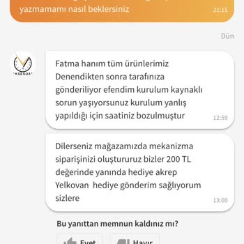 Metaquartz Aksesuar Defolu Ürününün Arkasında Durmuyor