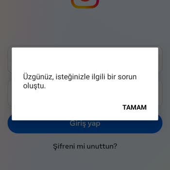 Instagram Giriş Sorunu