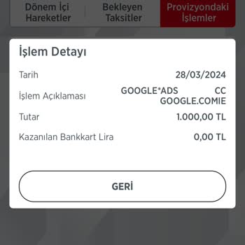 Google Ads İzinsiz Para Çekti