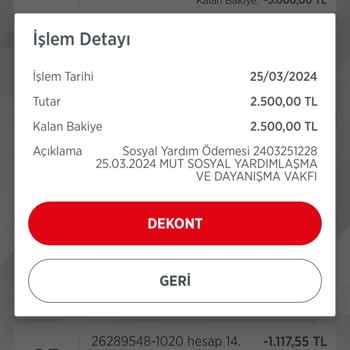 Ziraat Bankası Adıma Yatan Sosyal Yardım Parası