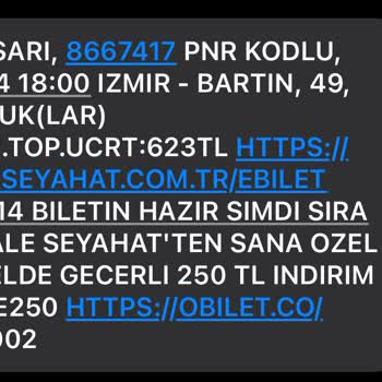 Kale Seyahat Koltuk Değiştirme Sorunu