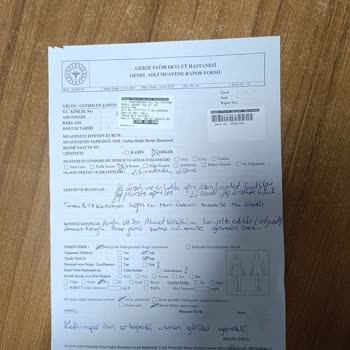 SGK İş Kazası İş Rapor