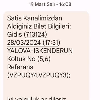 Metro Otobüs Bileti İptal Etiler