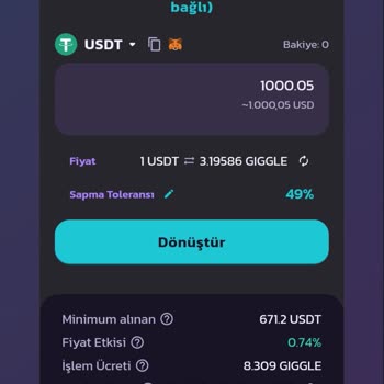 PancakeSwap Satış Yapamıyoruz
