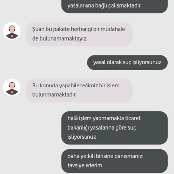 Vodafone TR Türkiye Cumhuriyeti Yasalarını Yok Sayıyor
