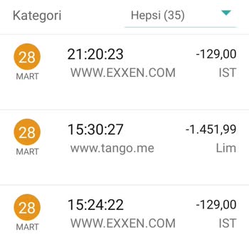 Tango. Me İzinsiz Para Çekme