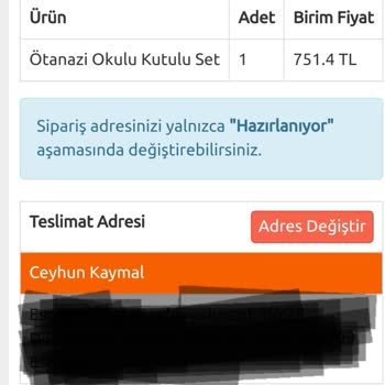 Bkmkitap Alışveriş Siparişin Teslim Edilmemesi, Muhatap Bulunamaması