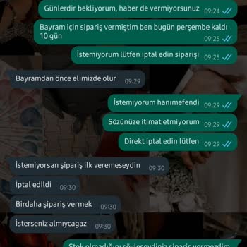 Moda_arife (instagram) Sipariş İptalinde Yaşanan Sorunlar Ve İletişim Sıkıntısı