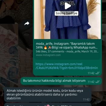 Moda_arife (instagram) Sipariş İptalinde Yaşanan Sorunlar Ve İletişim Sıkıntısı