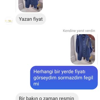 Hassa Tesettür Giyim Sadece Fiyat Sormuştum...