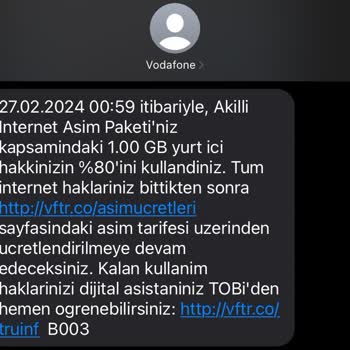 Vodafone Red'de Beklenmedik Fatura Şoku