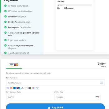 CV Maker Sitesi Yanlış Yönlendirme Yapıyor İzinsiz Para Çekiyor