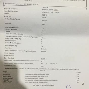 Volta E-MAİL Sıkıntım Var