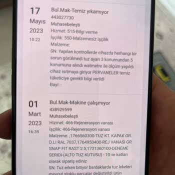 Arçelik Şikayette Bulunduğum Ve Aynı Şeylerin Devam Etmesi...