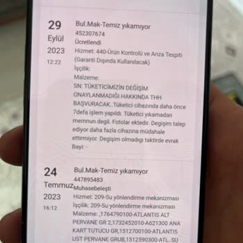 Arçelik Şikayette Bulunduğum Ve Aynı Şeylerin Devam Etmesi...