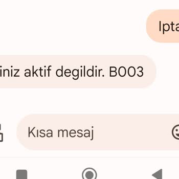 Vodafone Aşım İptal Hatası