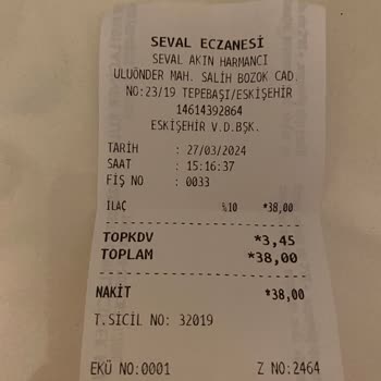Seval Eczanesi Eczaneden Alınan Ürünün Son Kullanma Tarihi Hüsranı