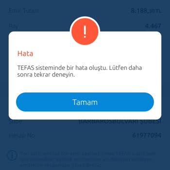 Yapı Kredi Bankası Fon İşlemi Sorunu