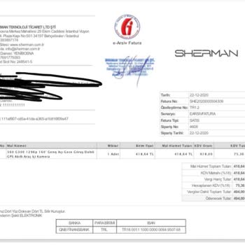 Sherman Teknoloji 360 Dash Cam Araç İçi Kamera Sürekli Kapanıyor