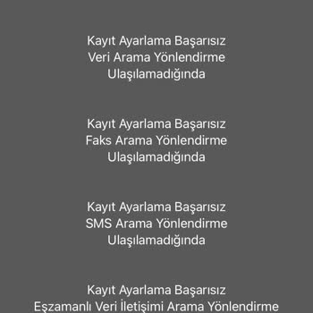 Vodafone Hat Ve Telefon Kapalıyken Çağrı Yönlendirme Sorunu