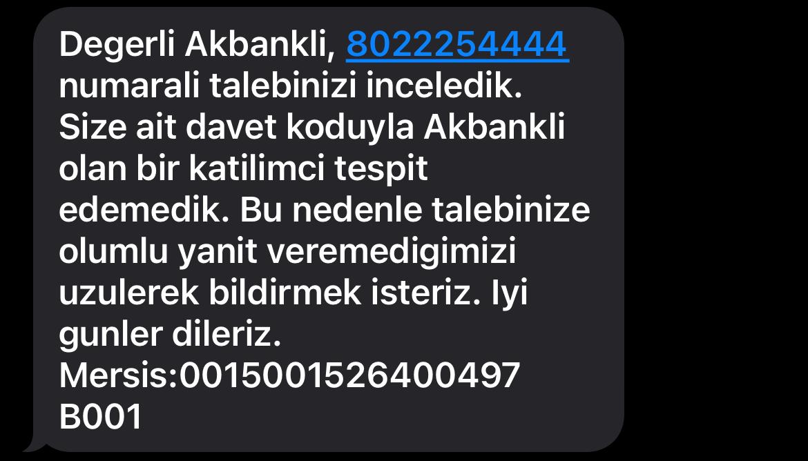 Akbank ip Para Kampanyas Hk ikayetvar