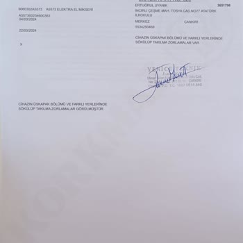 Pazarama Satın Aldığım Üründe Tornavida İzleriyle Karşılaştım