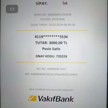 Sipay A101 Dyson Süpürge Aldım. Site Sahteymiş