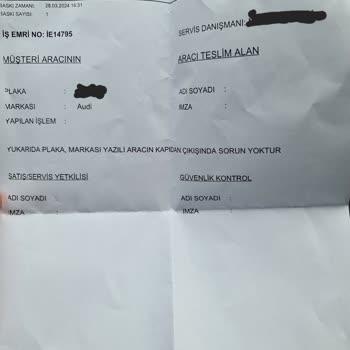 Avek Otomotiv Servis Avek Araç Teslimi