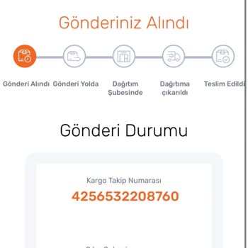 Çavdar Group Ürünüm Kargoya Verilmemiş Barkodu Kesilmiş