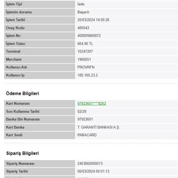 LCW Paramı İade Etmiyor.
