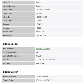 LCW Paramı İade Etmiyor.