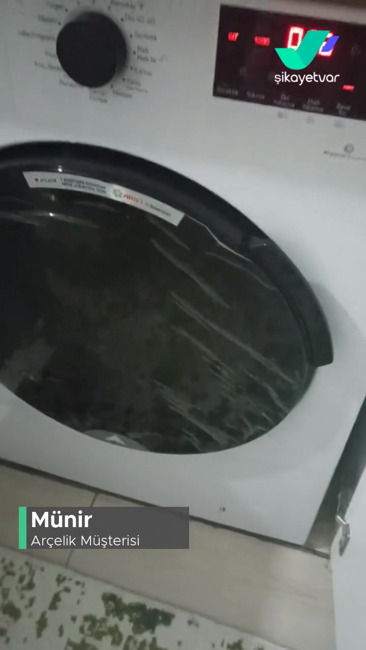 Arçelik Çamaşır Makinesi Çok Ses Yapıyor Servis Hiçbir Sorun Yok Diyor Bu Sese videonun kapak resmi