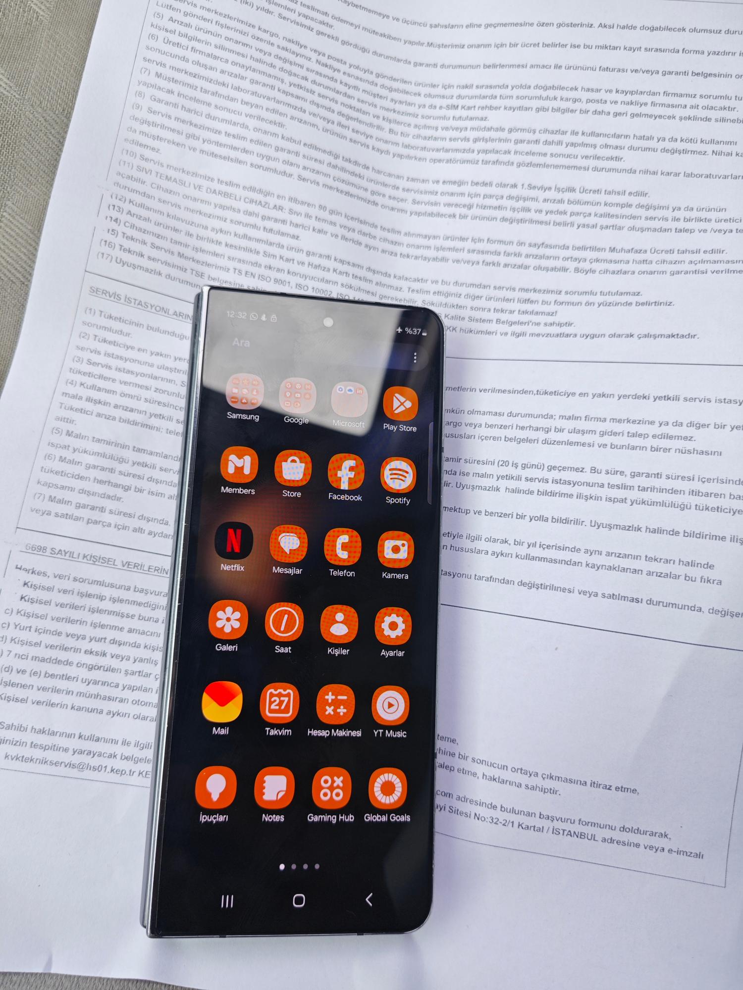 Samsung Galaxy Z Fold 4 Internal Screen Defect: Warranty Denied - Xolvie