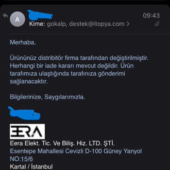 Penta Teknoloji İtopya Para İadesi Yapmıyor