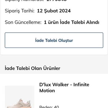 Skechers İmitasyon Ayakkabı Gönderdi.