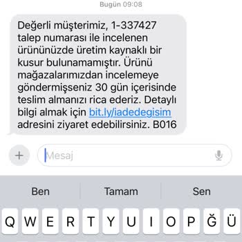 Skechers İncelemeye Giden Ürün Mağduriyeti